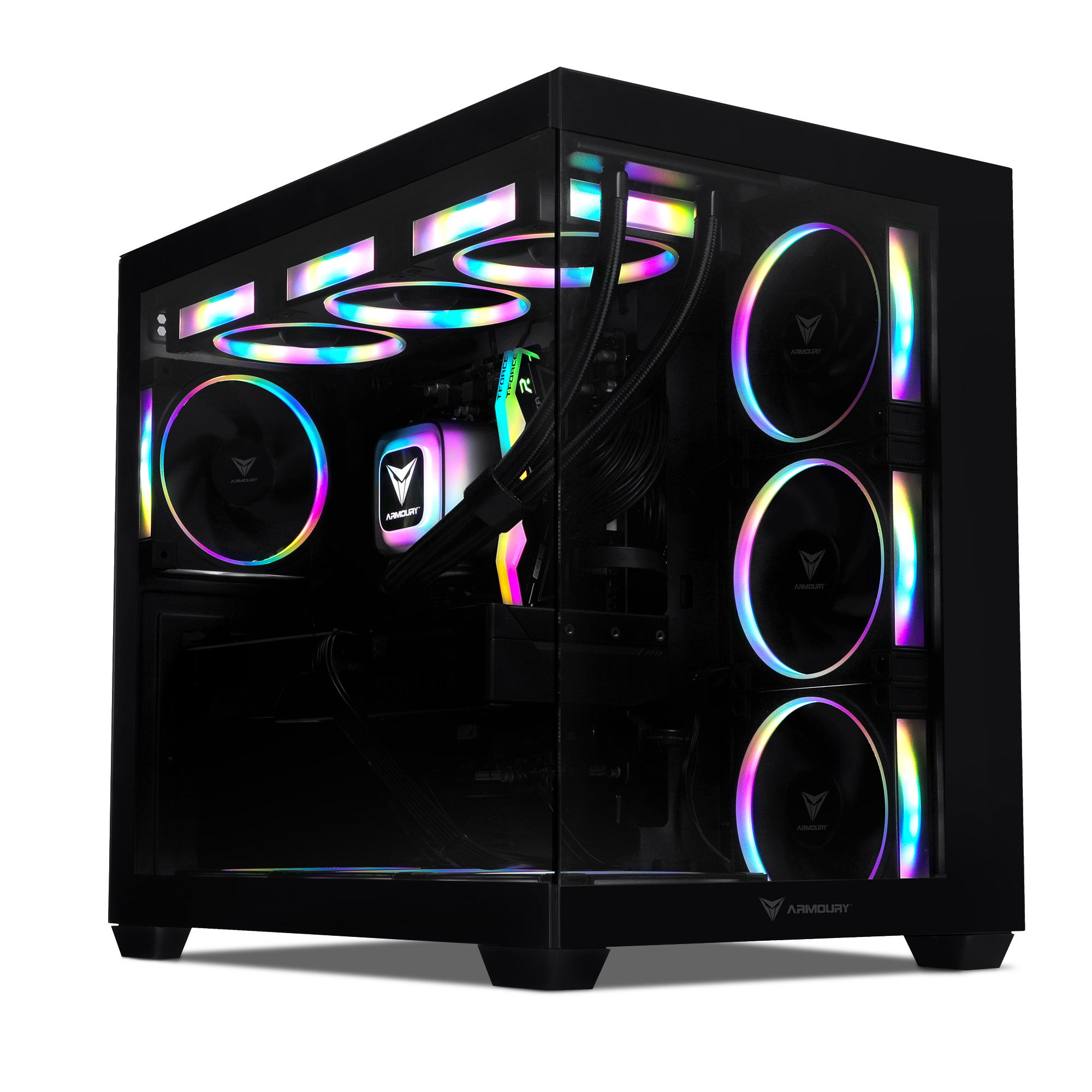 ARMOURY AMD Ryzen 7 7800X3D Radeon RX 9070 XT 32GB RAM 2TB SSD W11P