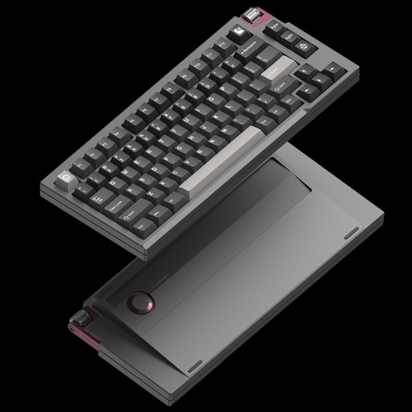 Luminkey 75V2 Tri-Mode 75% Full 6063 Aluminum Keyboard,  Dead Space Gr
