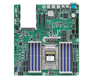 ASRock - ROMED16QM3 - Server Motherboard - AMD - EPYC 7003/7002 Series Processors Socket SP3 LGA4094 - Max 256GB - DDR4 - EEB -