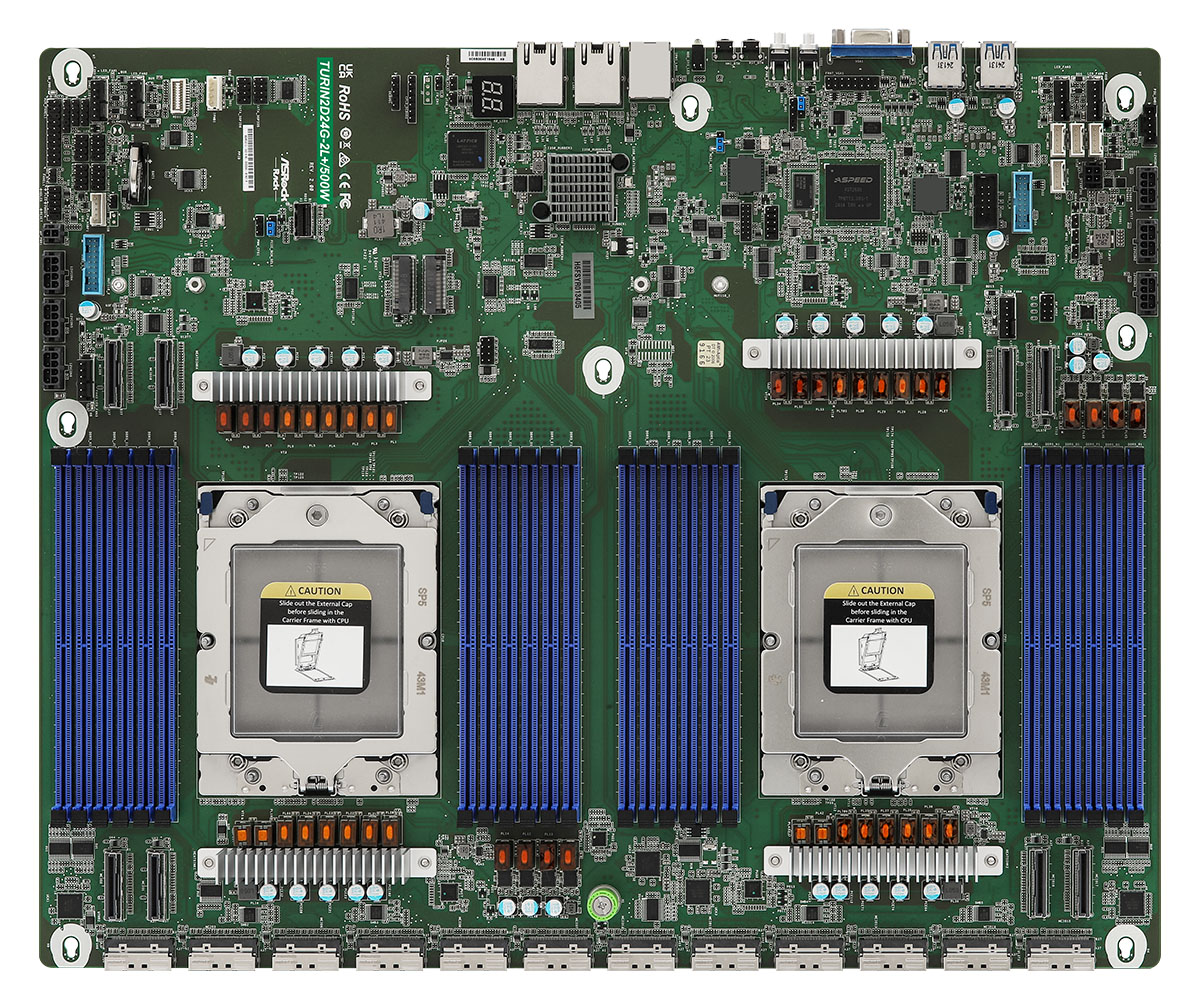 ASROCK TURIN2D24G-2L+/500W Dual Socket SP5 (LGA 6096)