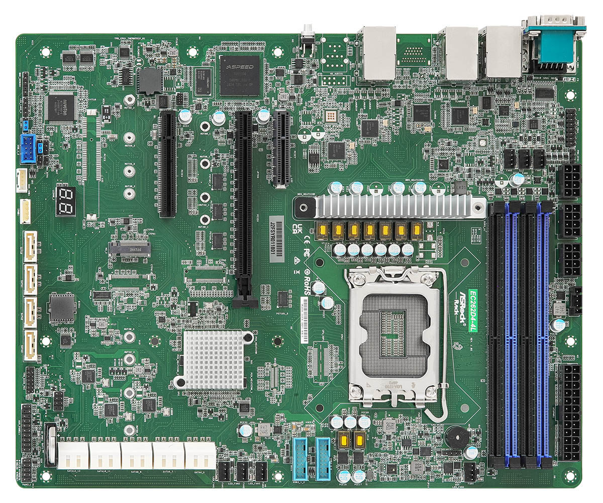 ASROCK - EC262D4-4L- Server Motherboard-Intel- Xeon 6300/E-2400