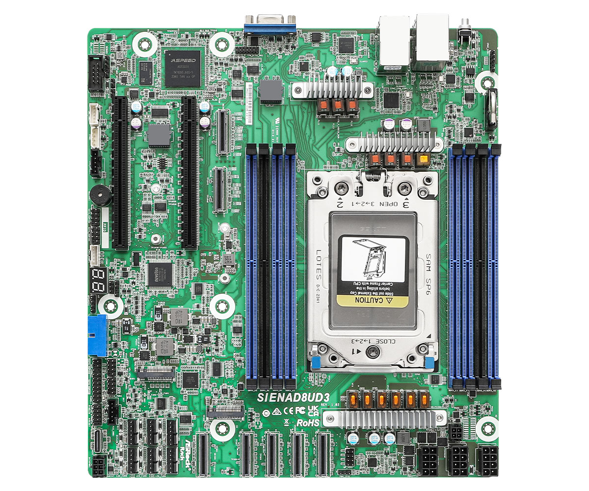 ASROCK SIENAD8UD3 Single Socket SP6 (LGA 4844)