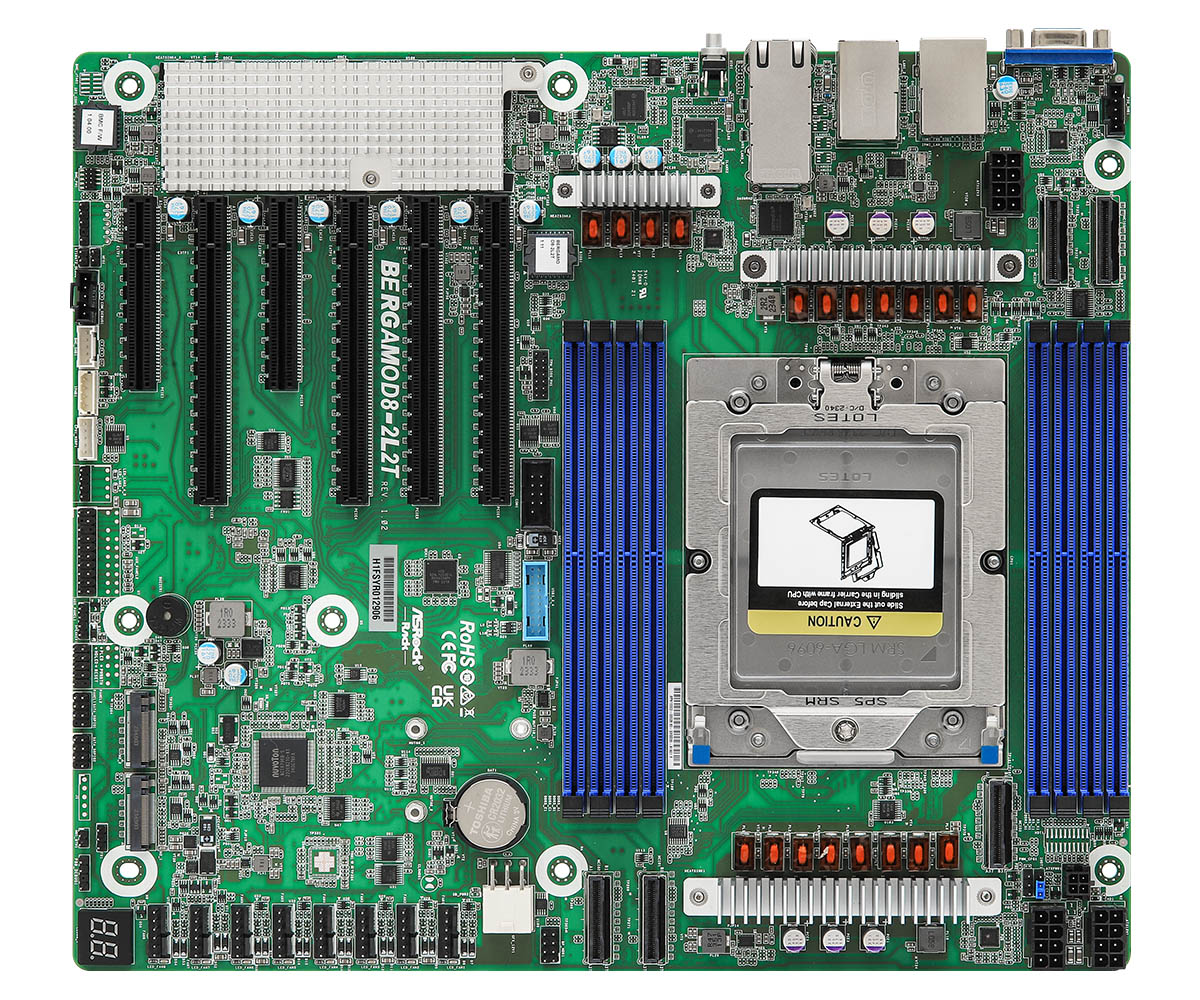 ASROCK BERGAMOD8-2L2T Single Socket SP5 (LGA 6096)