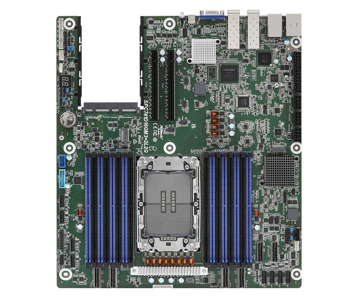 ASROCK SPC741D16QM3-2L2Q Single Socket E (LGA 4677)