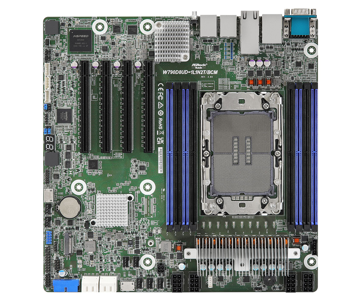 ASROCK W790D8UD-1L1N2T/BCM Single Socket E (LGA 4677)