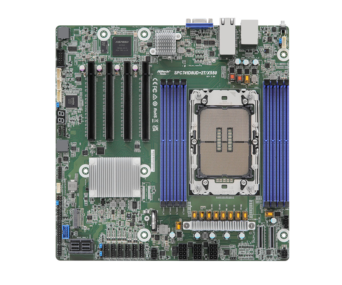 ASROCK SPC741D8UD-2T/X550 Single Socket E (LGA 4677)