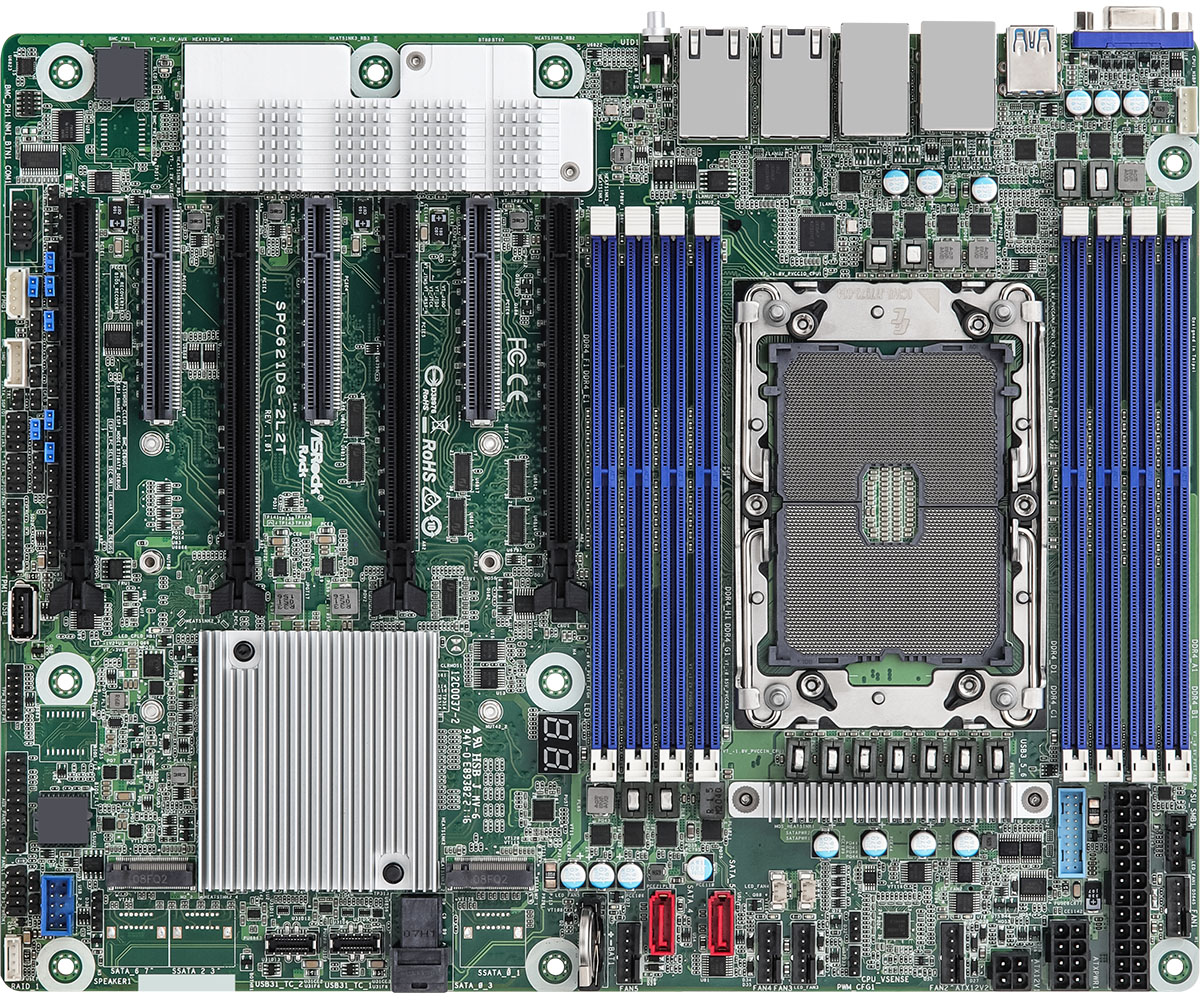 ASROCK SPC621D8-2L2T Single Socket P+ (LGA 4189)