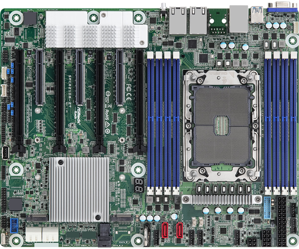 ASROCK SPC621D8-2T Single Socket P+ (LGA 4189)