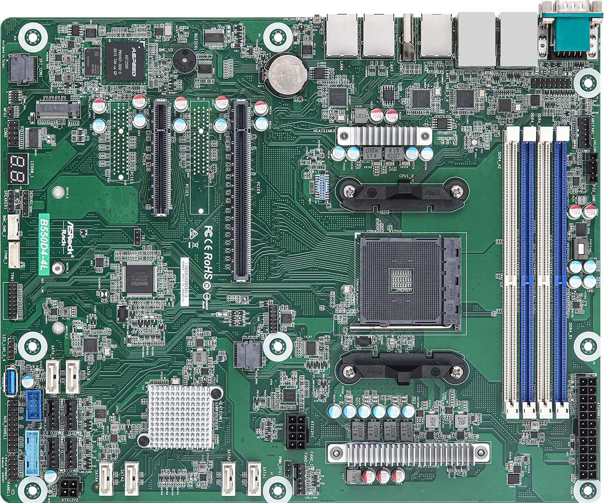ASROCK B550D4-4L Single Socket AM4 (PGA1331)