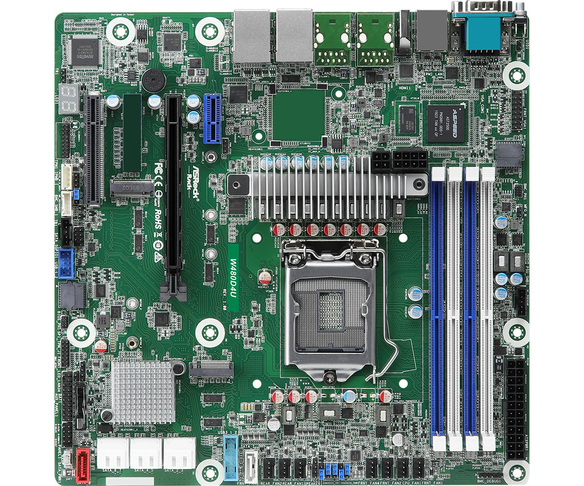 ASROCK W480D4U LGA 1200