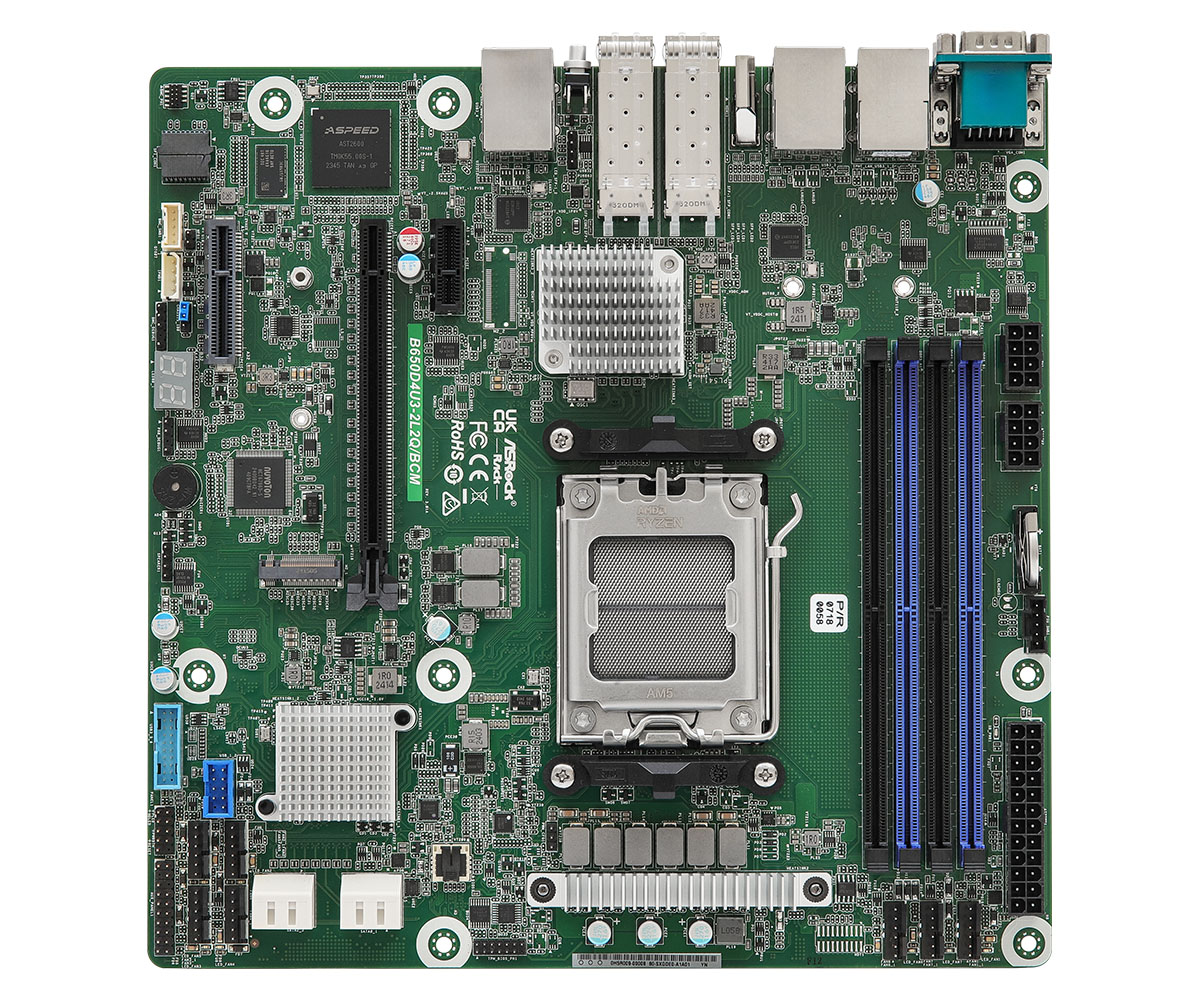 ASROCK B650D4U3-2L2Q/BCM 1 Socket AM5 (LGA 1718)
