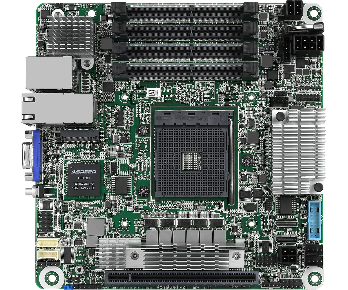 ASROCK X570D4I-2T Single Socket AM4 (PGA1331)