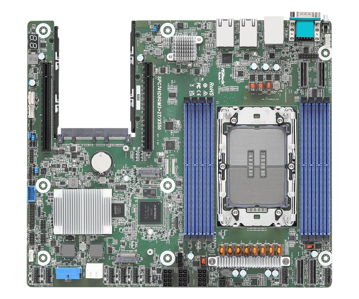 ASROCK SPC741D8QM3-2T/X550 Single Socket E (LGA 4677)