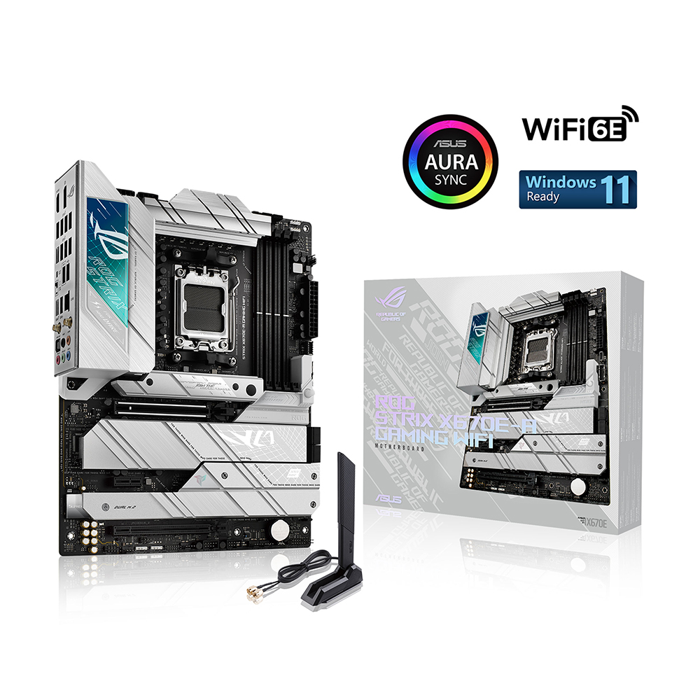 ASUS ROG STRIX X670E-A GAMING WIFI 6E Socket AM5 (LGA 1718) Ryzen 7000