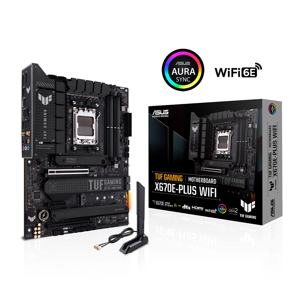 Carte mère de jeu ASUS TUF GAMING X670E-PLUS WIFI 6E Socket AM5 (LGA 1(Open Box)