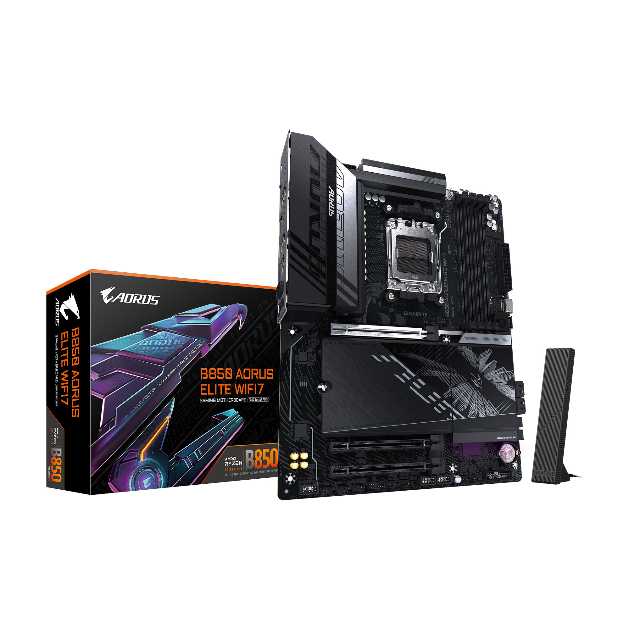 Carte mère GIGABYTE B850 AORUS ELITE WIFI7 AMD AM5 LGA 1718, ATX