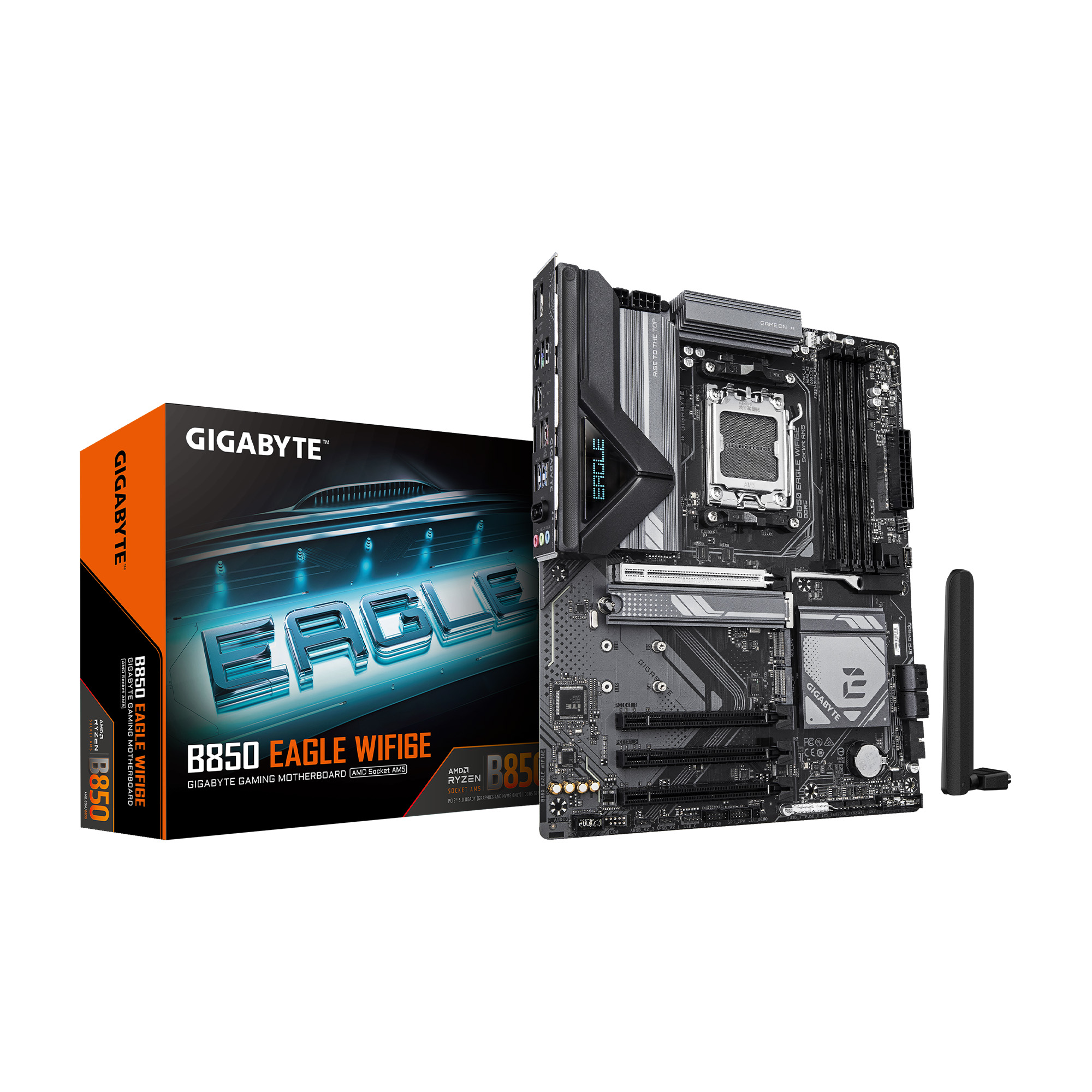 GIGABYTE B850 EAGLE WIFI6E AMD AM5 LGA 1718 Motherboard, ATX, DDR5(Open Box)