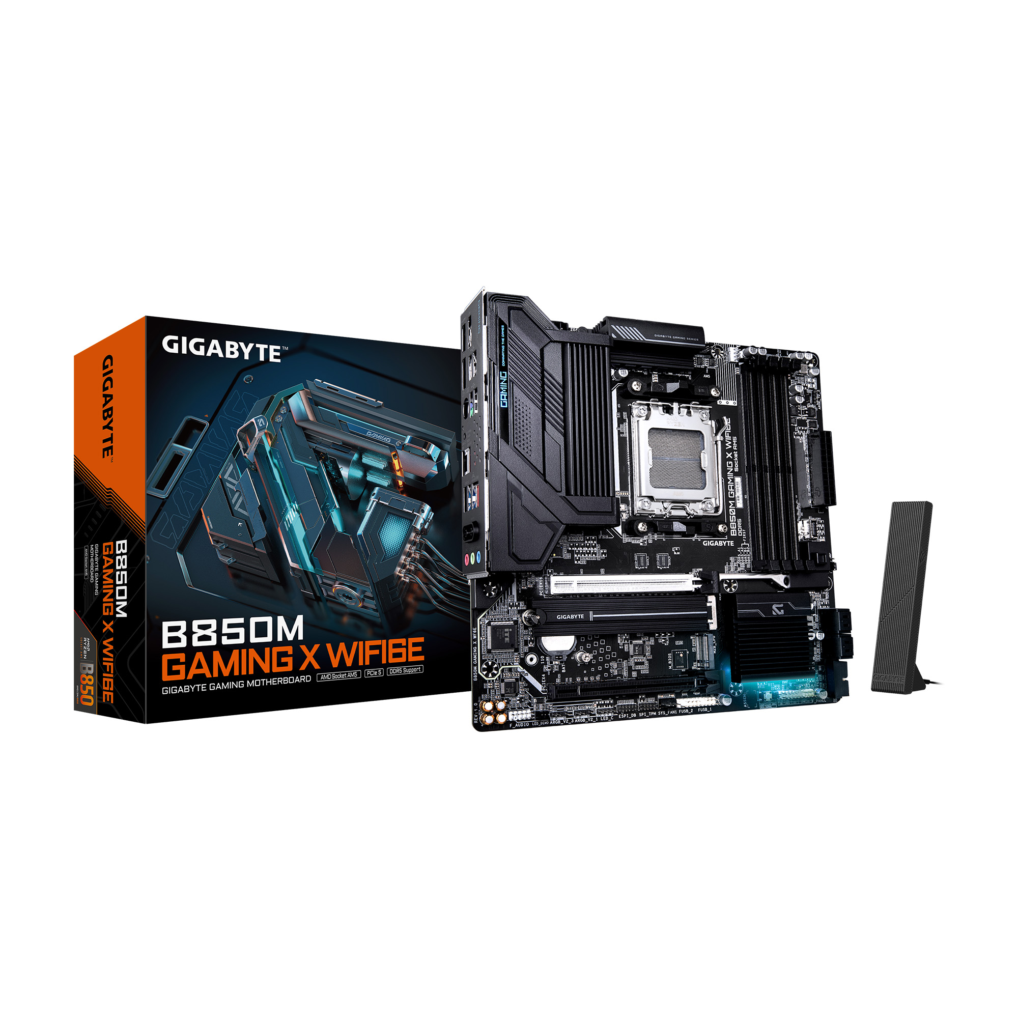 GIGABYTE B850M GAMING X WIFI6E AMD AM5 LGA 1718 Motherboard, mATX(Open Box)
