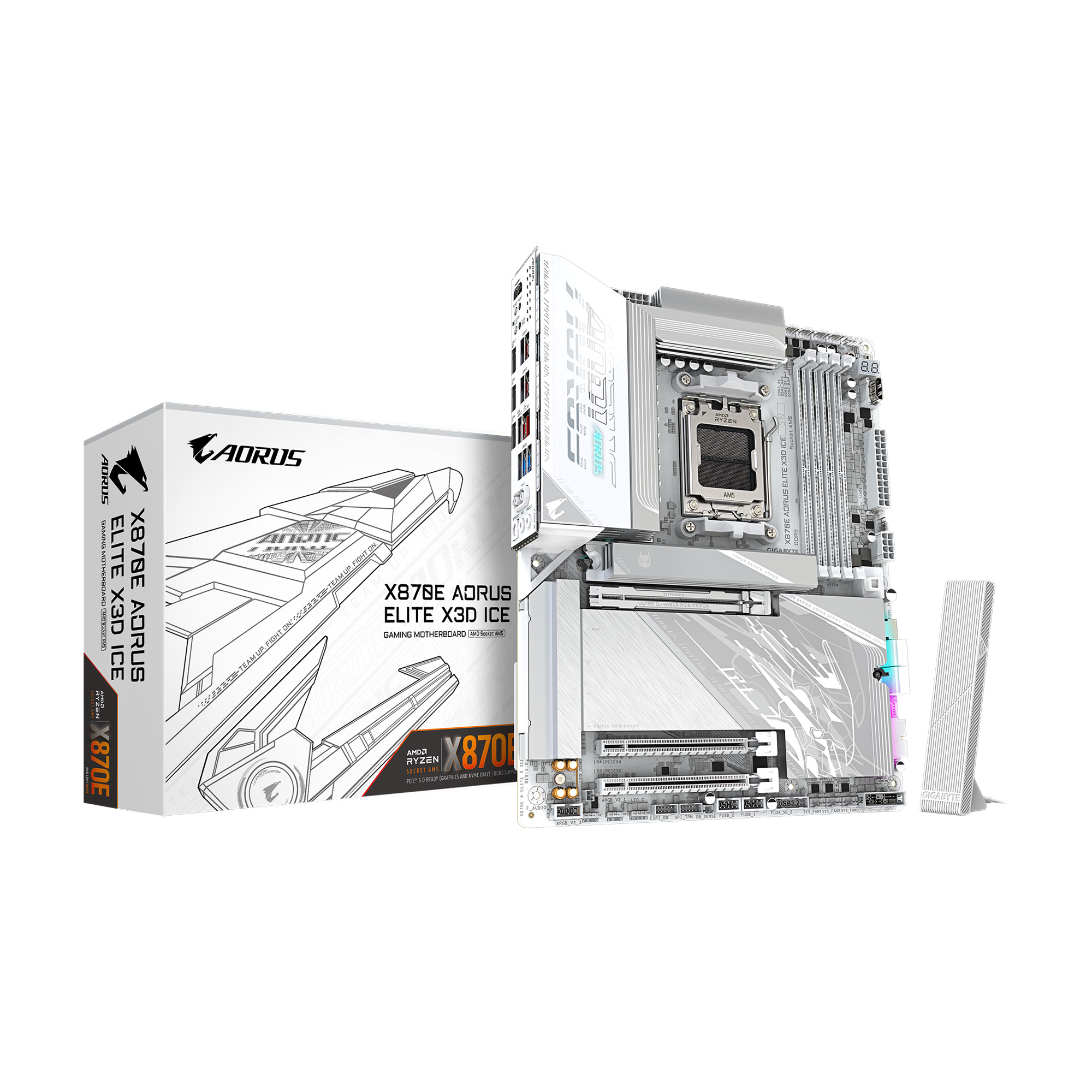 GIGABYTE X870E A ELITE X ICE AMD AM5 ATX Carte mère
