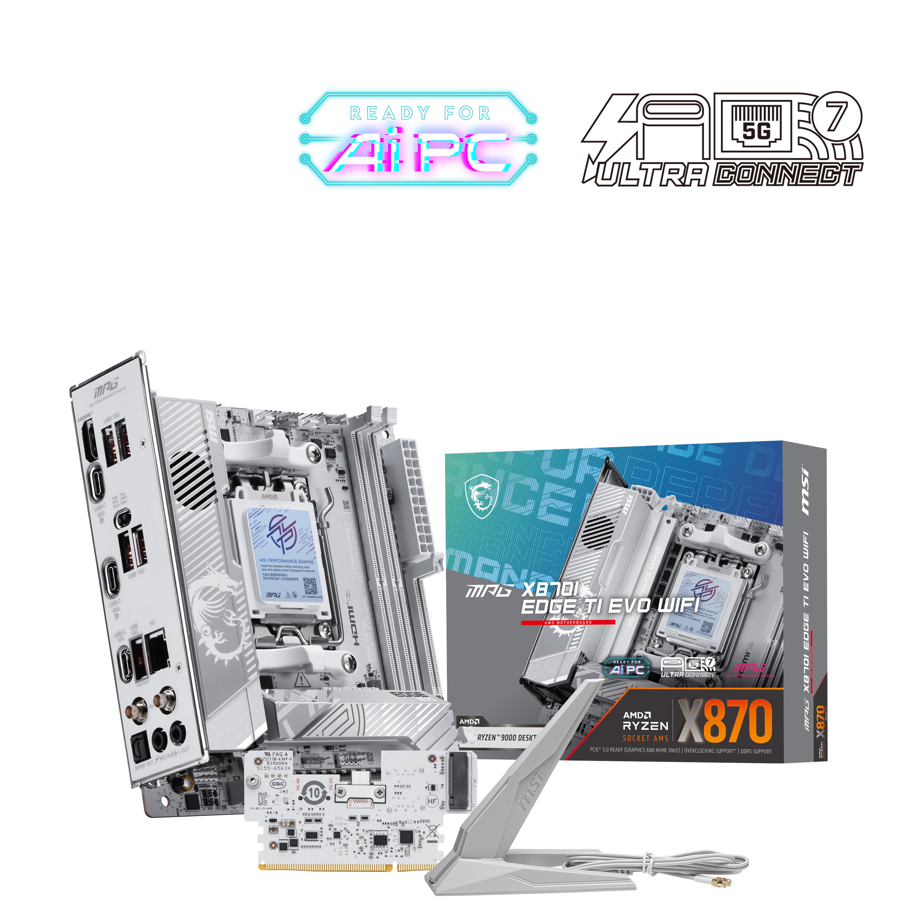 MSI MPG X870I EDGE TI EVO WIFI AMD AM5 Motherboard