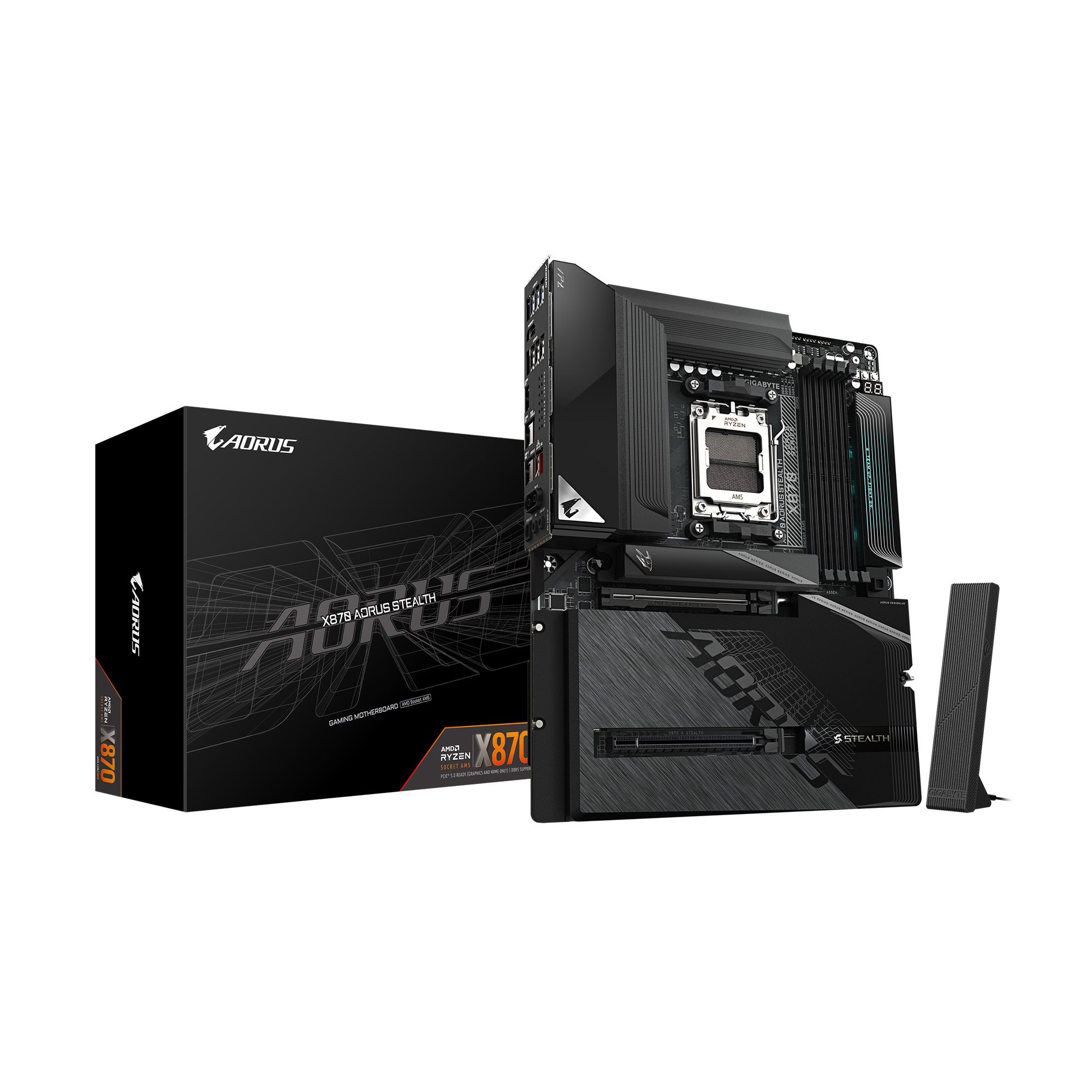 GIGABYTE X870 AORUS STEALTH AMD AM5 ATX Motherboard