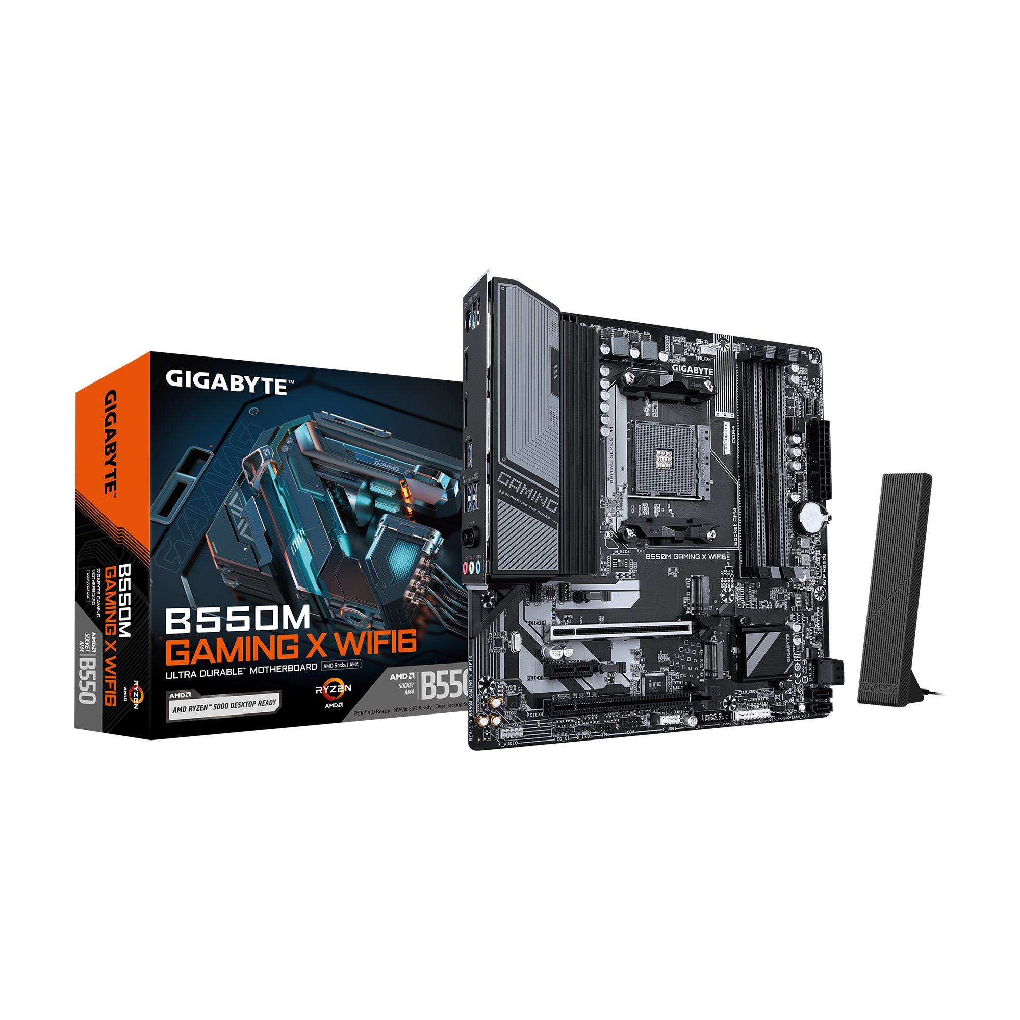GIGABYTE B550M GAMING X WIFI6 AMD AM4 mATX Carte mère(Open Box)