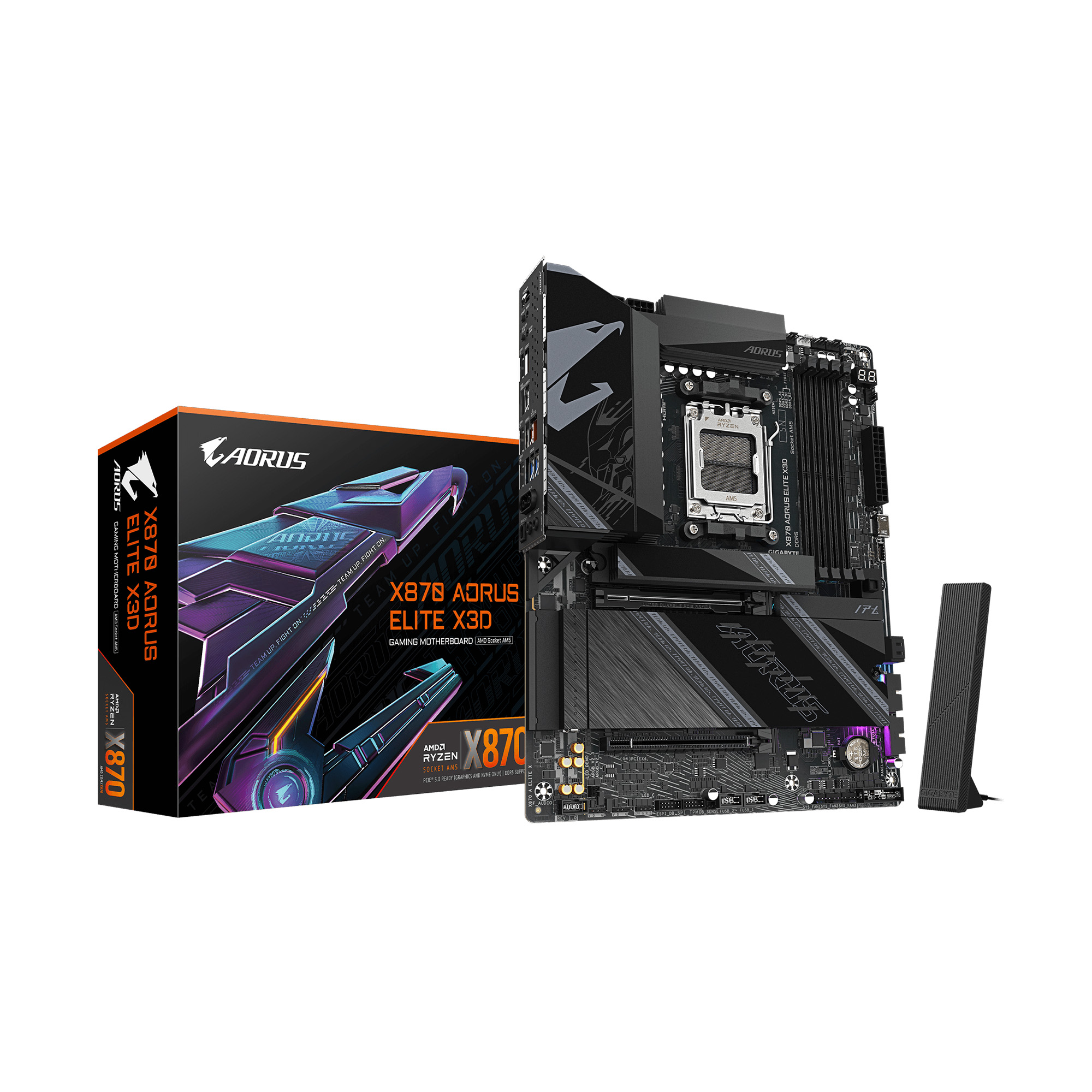 GIGABYTE X870 AORUS ELITE X3D AMD AM5 ATX Carte mère