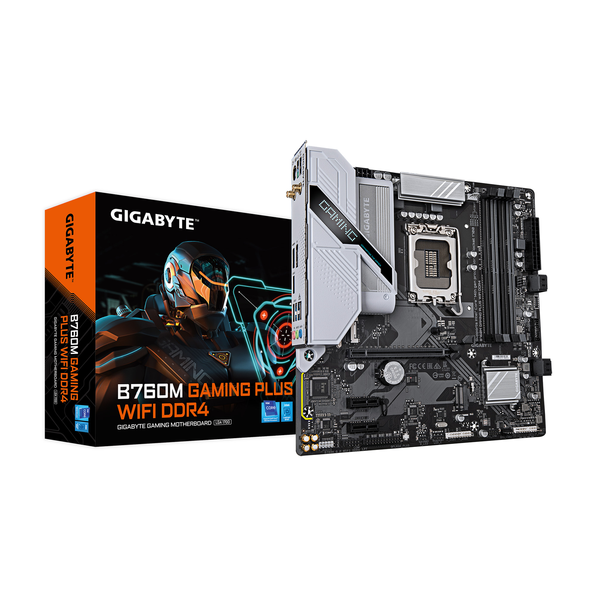Carte mère GIGABYTE B760M GAMING PLUS WIFI DDR4 LGA 1700 Intel B760(Open Box)