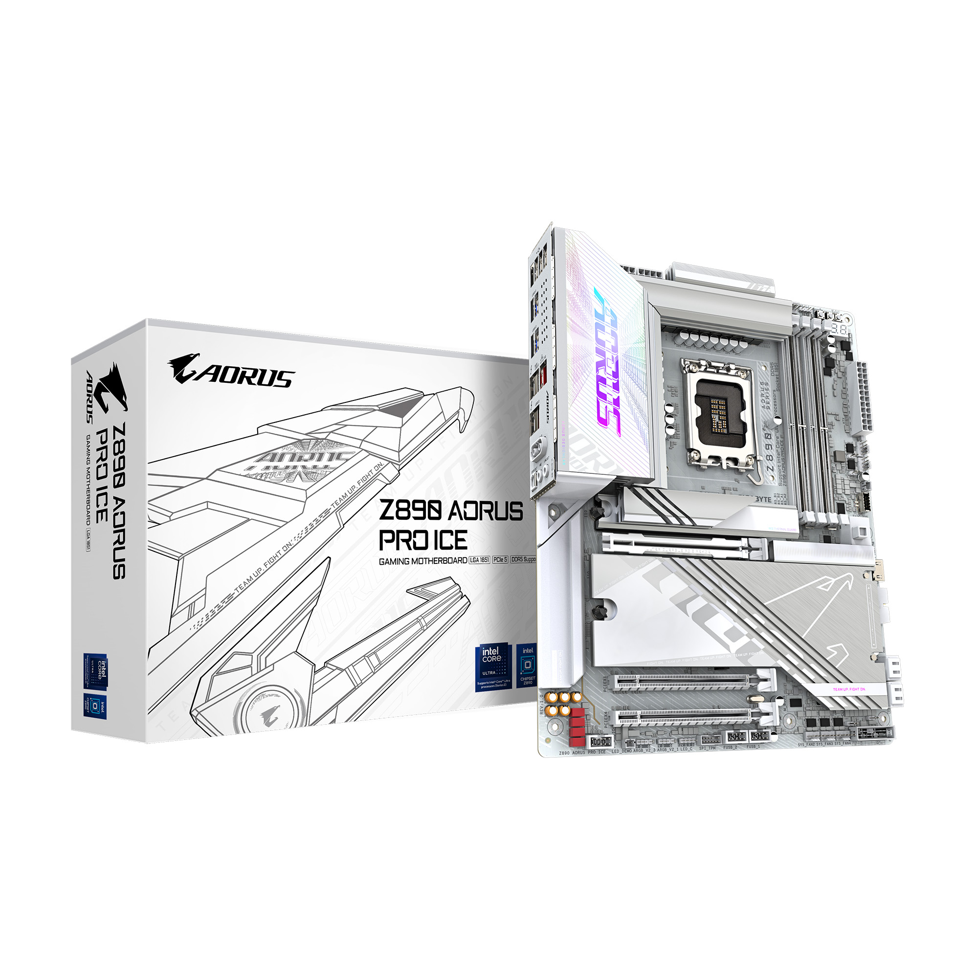 GIGABYTE Z890 AORUS PRO ICE Ultra Core (Series 2) LGA 1851, ATX, DDR5