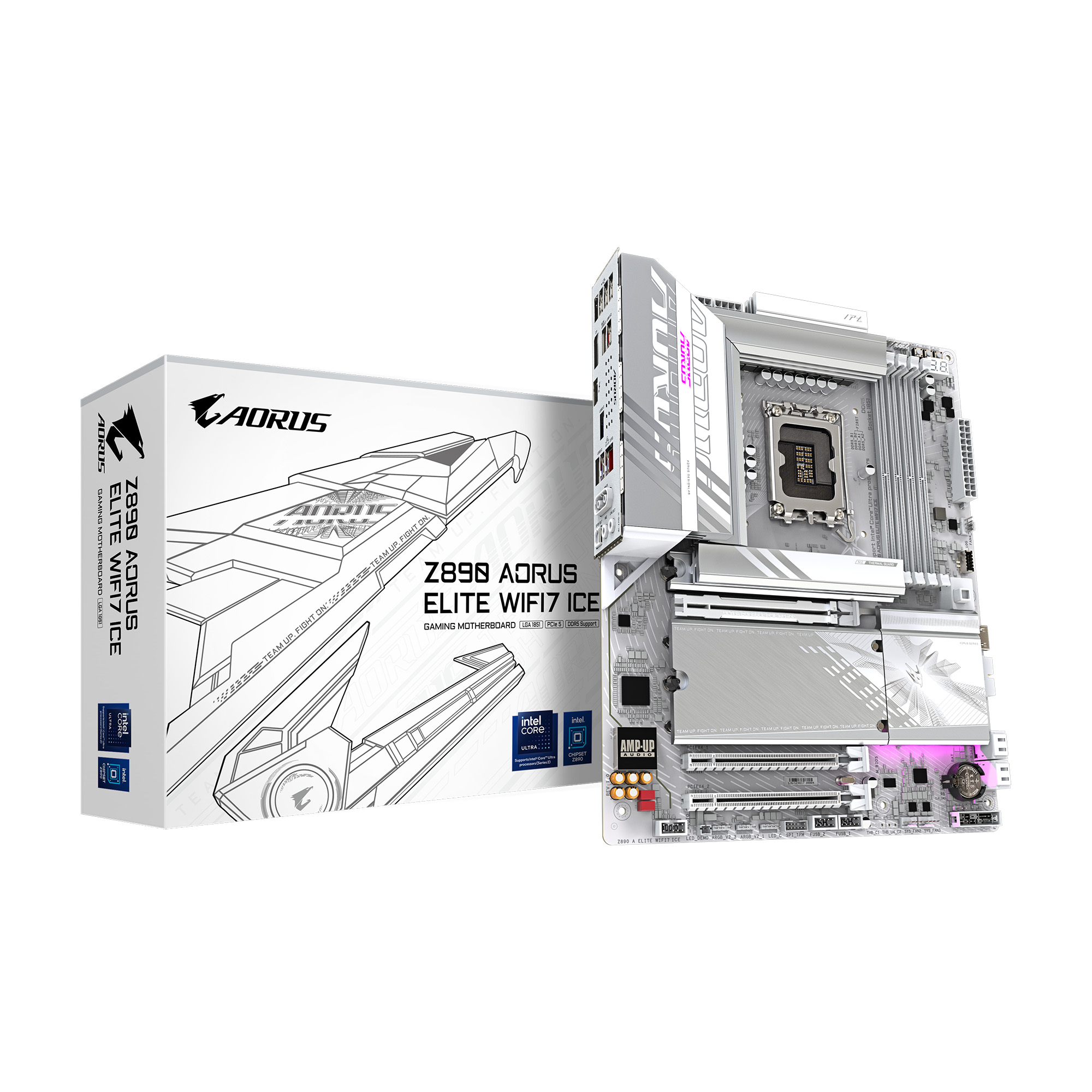 GIGABYTE Z890 AORUS ELITE WIFI7 ICE Ultra Core (Series 2) LGA 1851(Open Box)
