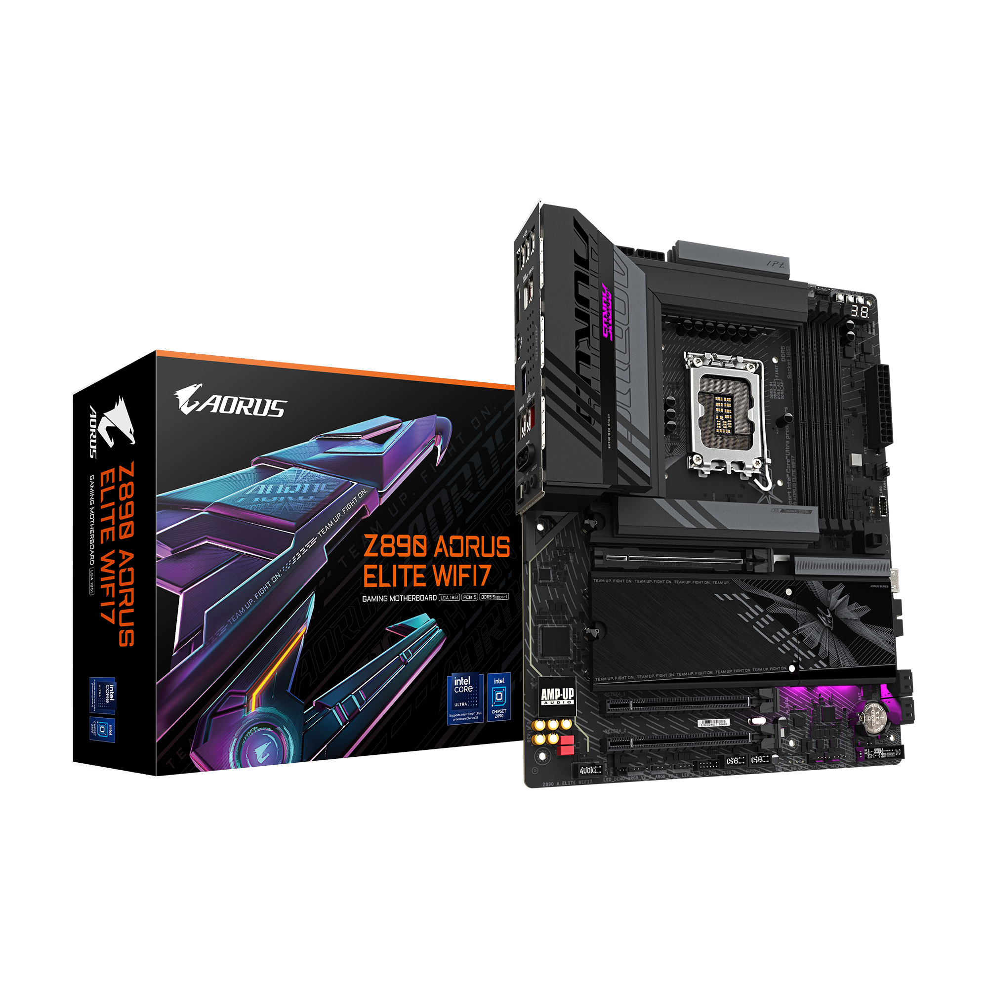 GIGABYTE Z890 AORUS ELITE WIFI7 Ultra Core (Series 2) LGA 1851, ATX
