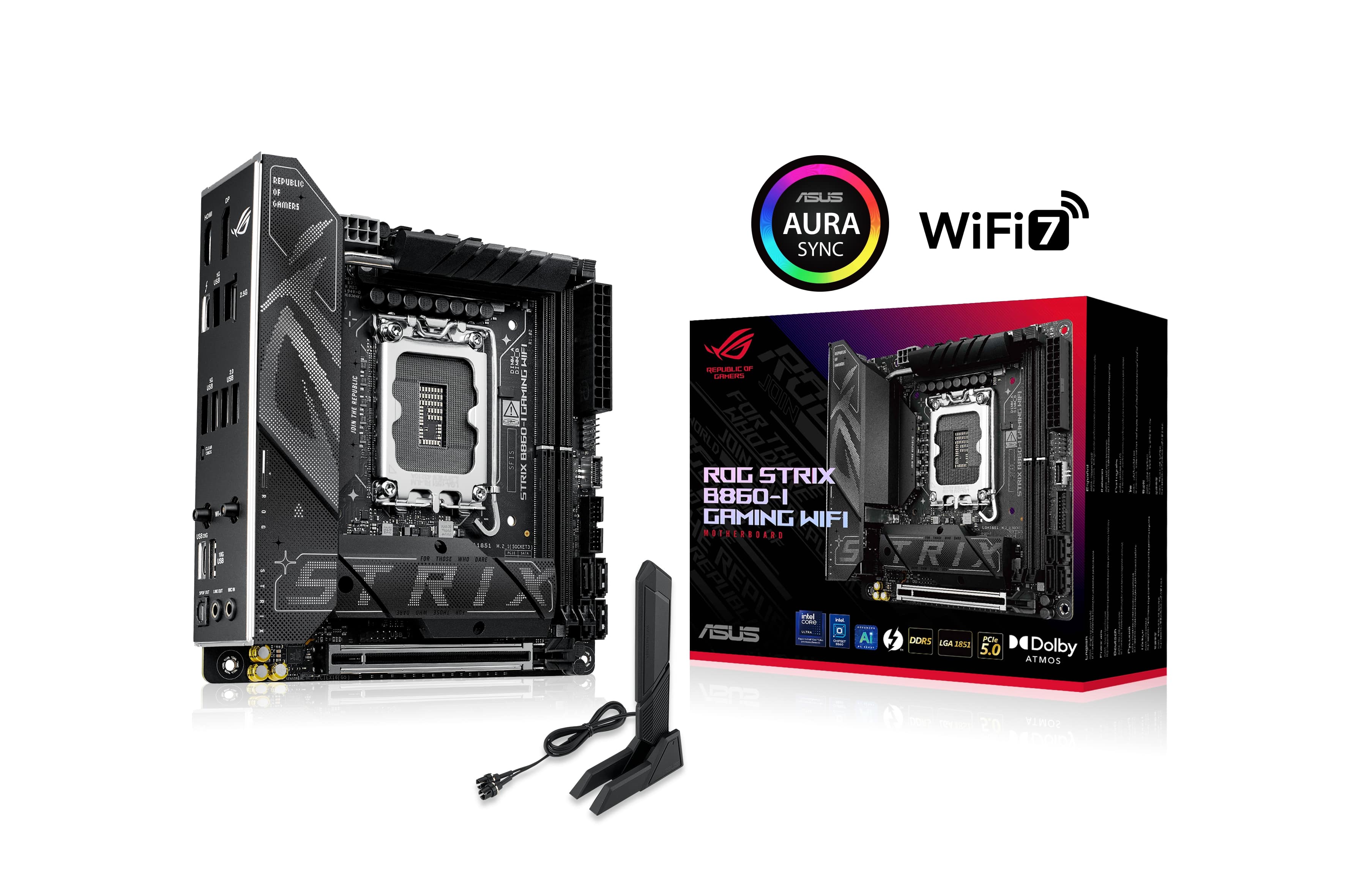 ASUS ROG STRIX B860-I GAMING WIFI B860 LGA 1851 Mini-ITX motherboard