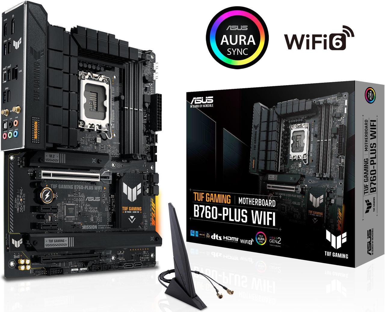 ASUS TUF GAMING B760-PLUS WIFI Intel® B760 (14th, 13th, and 12thGen)