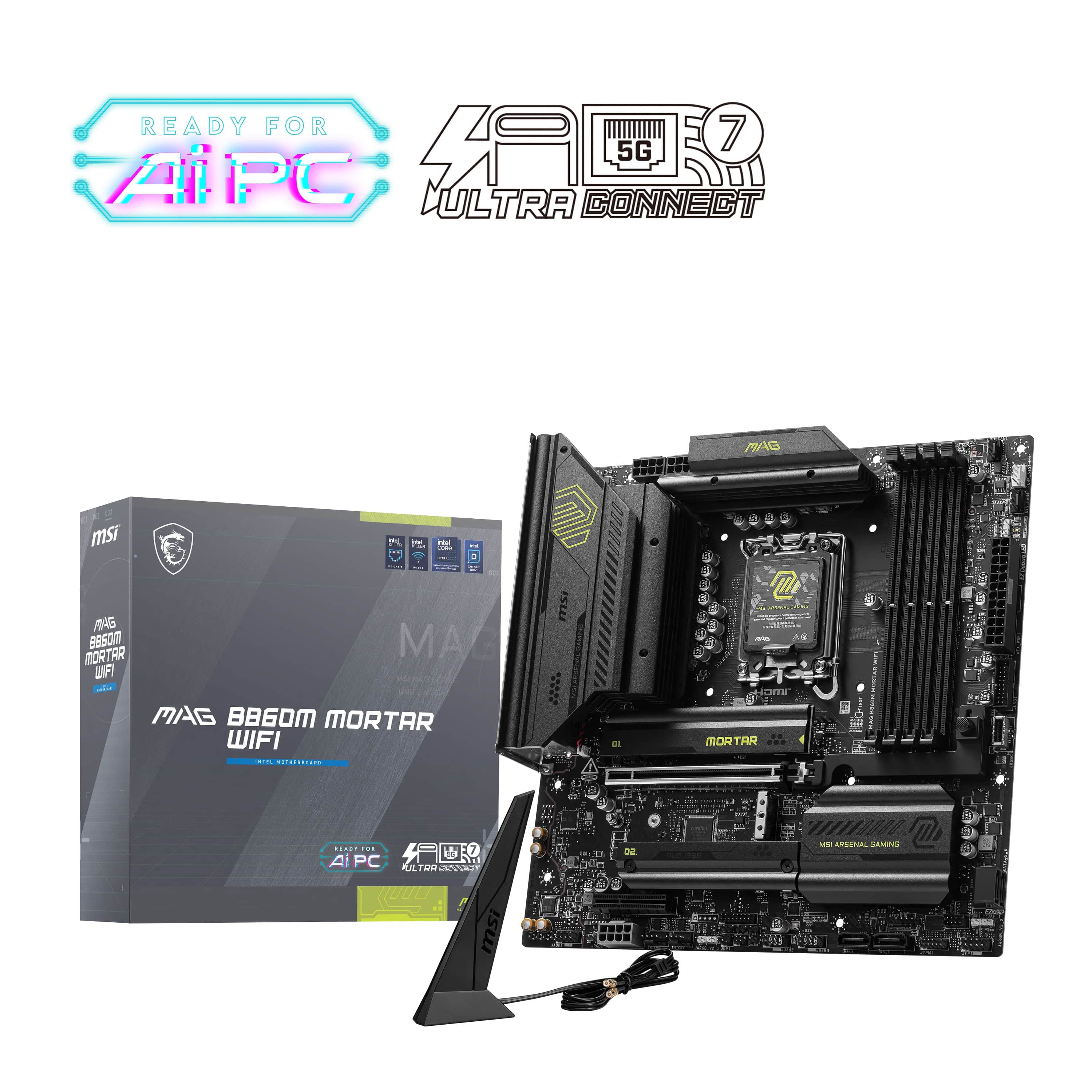 MSI MAG B860M MORTAR WIFI carte mère