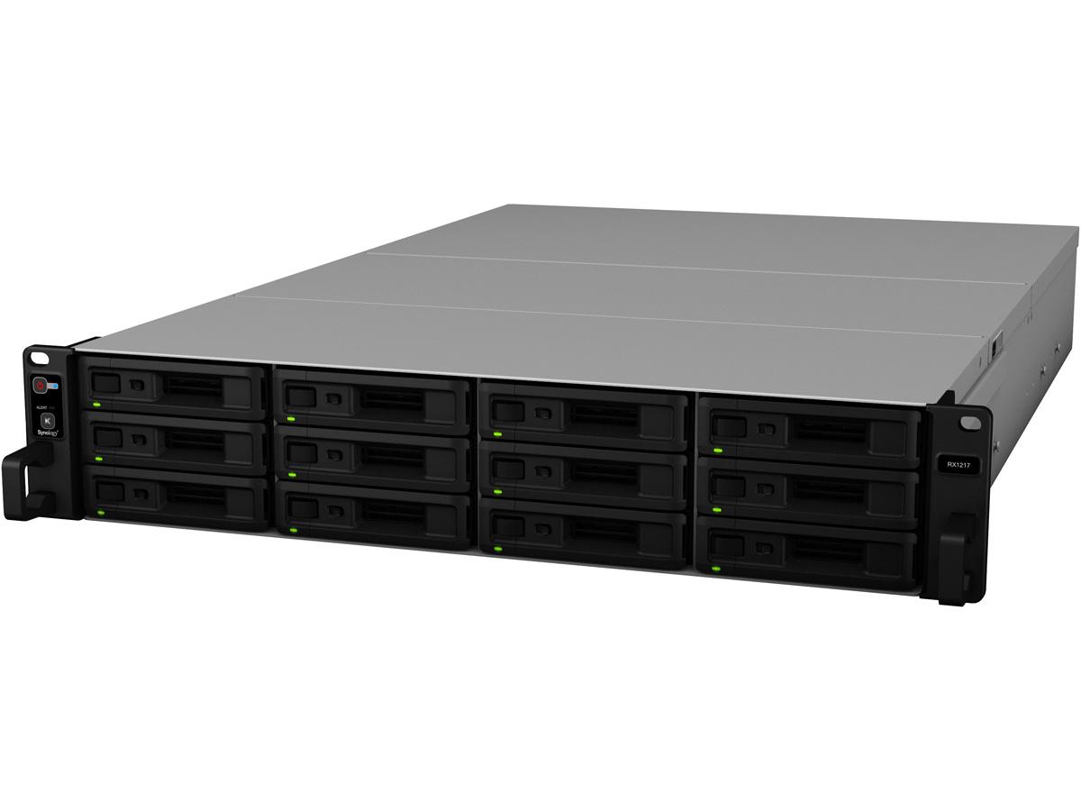 Unité d^expansion NAS Synology RX1217 12 baies 2U en rack (RX1217)