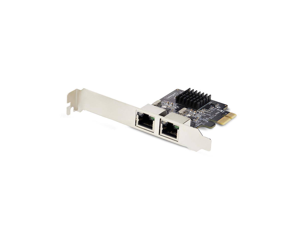 STARTECH 2-PORT GIGABIT PCIE NETWORK ADAPTER CARD, 10/100/1000MBPS PCI EXPRESS NIC, DUAL REALTEK RTL8111H, WORKS WITH WINDOWS A