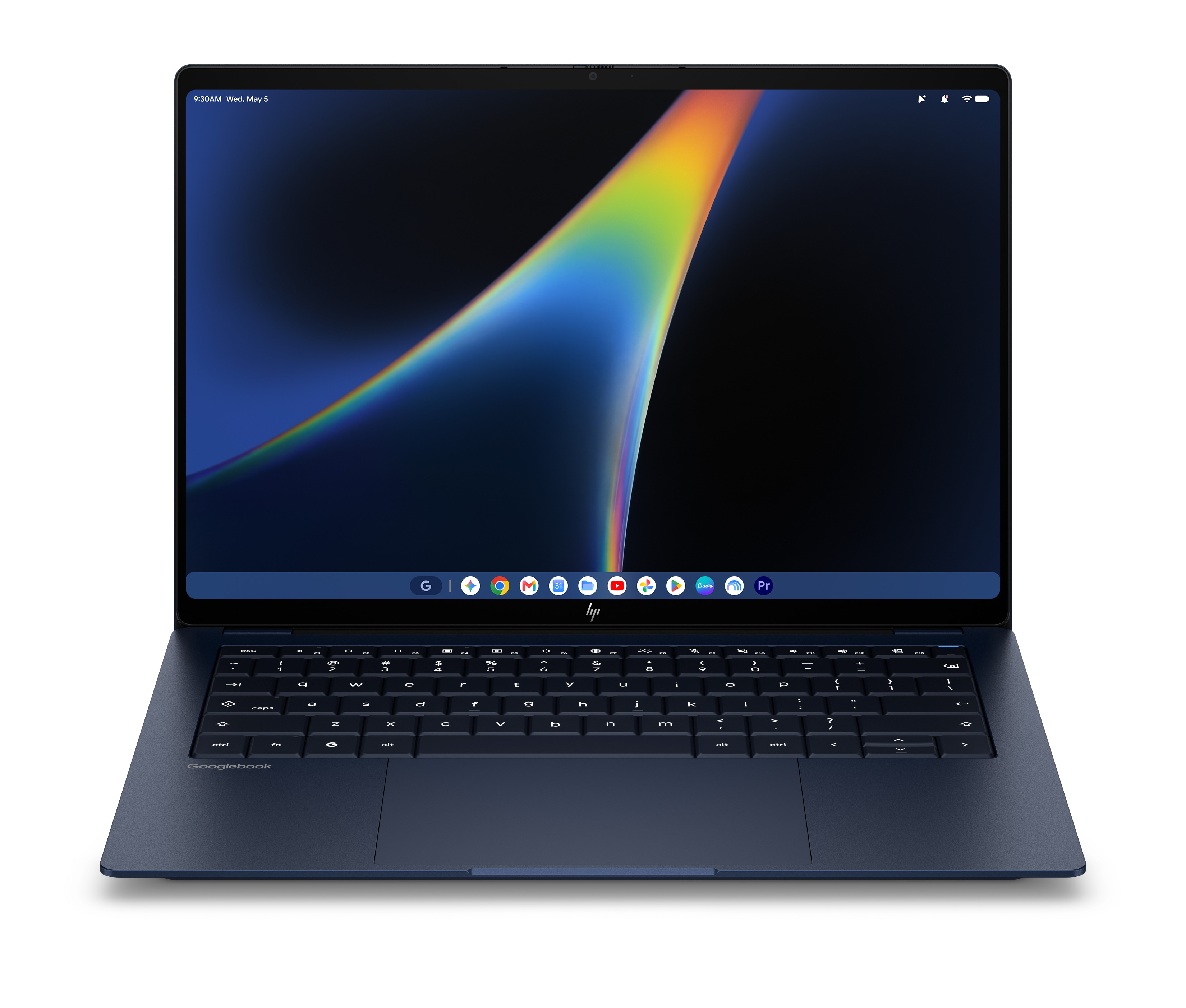HP GoogleBook 14 po OLED Qualcomm Snapdragon X Elite 16 Go 512 Go