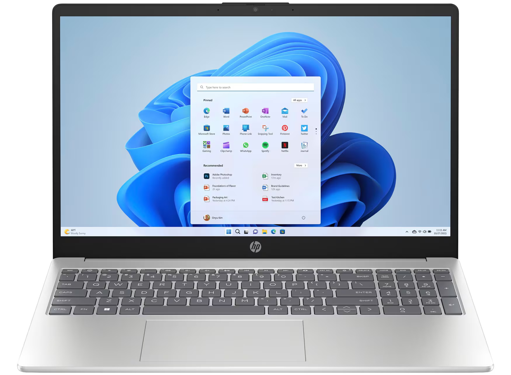 HP Laptop 15.6" AMD Ryzen 7 7730U 16 Go 512 Go Win11H