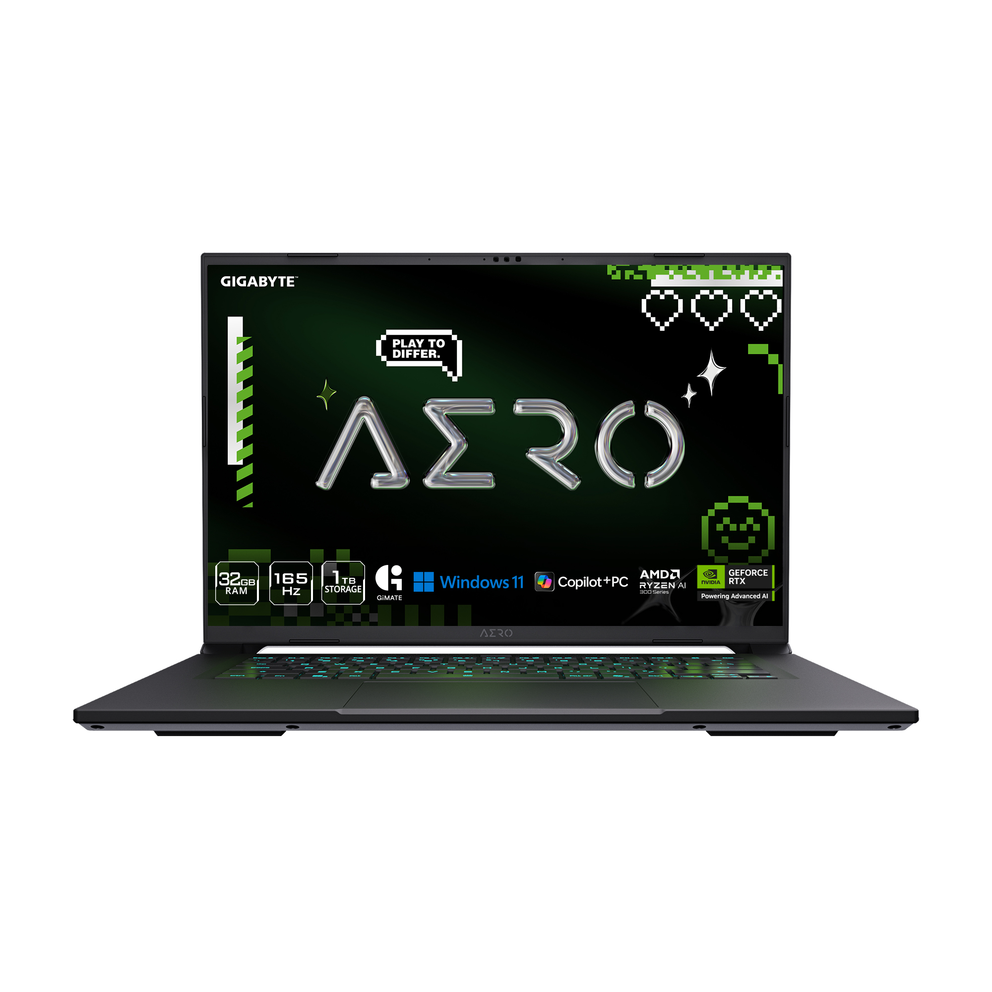 Gigabyte AERO X16 Copilot+ 16" Ryzen 7 AI 350 RTX 5070 32GB 1TB Win11H