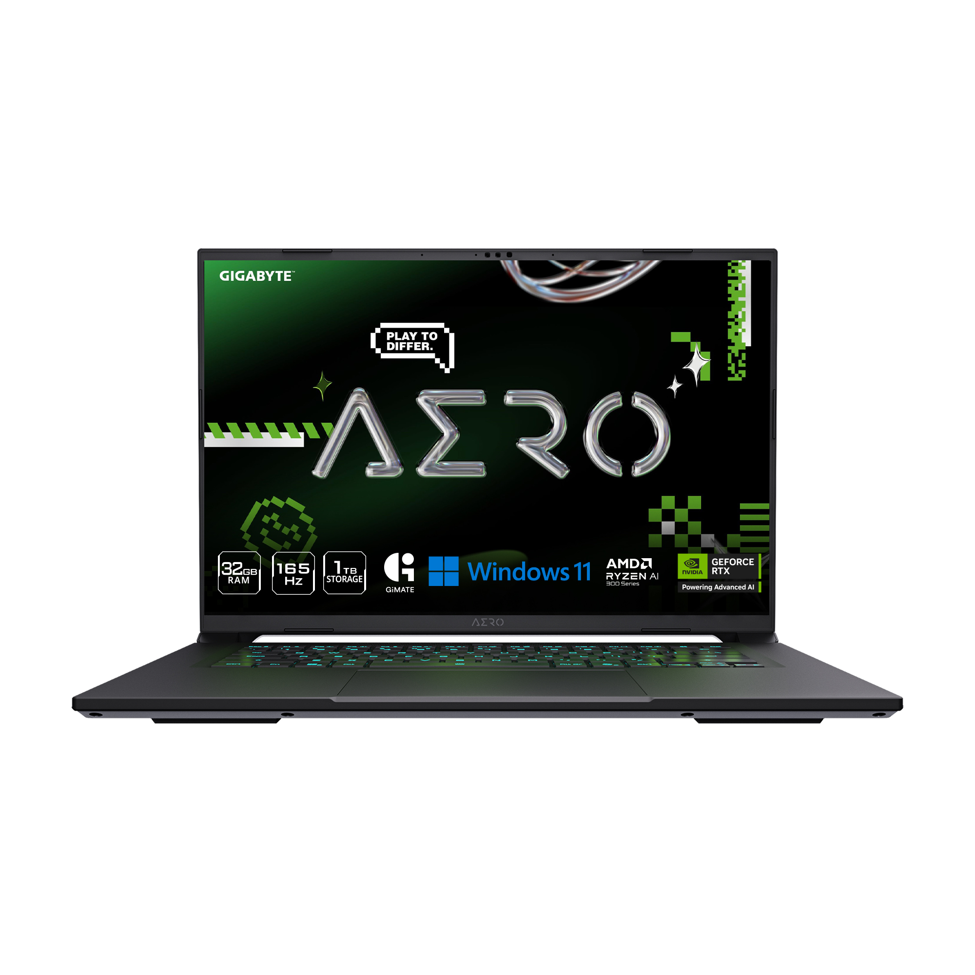 Gigabyte AERO X16 Copilot+ 16po Ryzen 7 AI 350 RTX 5070 32GB 1To Win11