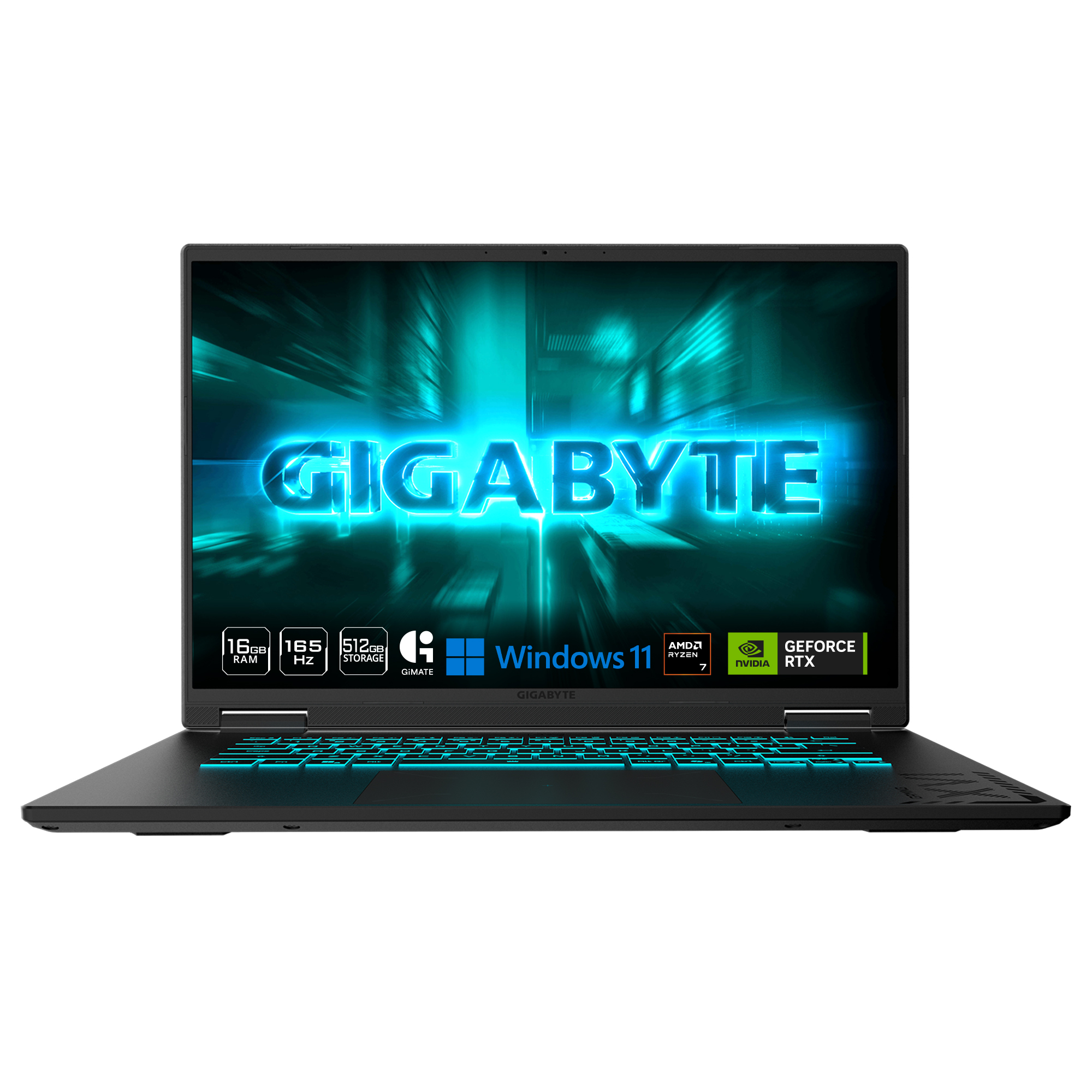 Gigabyte A16 16" AMD Ryzen 7 170 GeForce RTX 5060 16GB 512GB Win11H