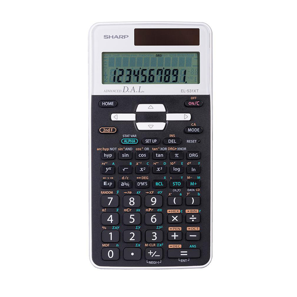 Calculatrice scientifique SHARP EL510RTB 169 fonctions scientifiques