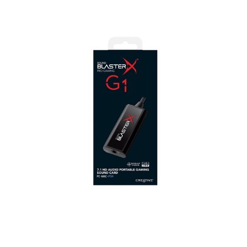 Creative Sound BlasterX G1, 93 dB, 24-bit / 96 kHz
