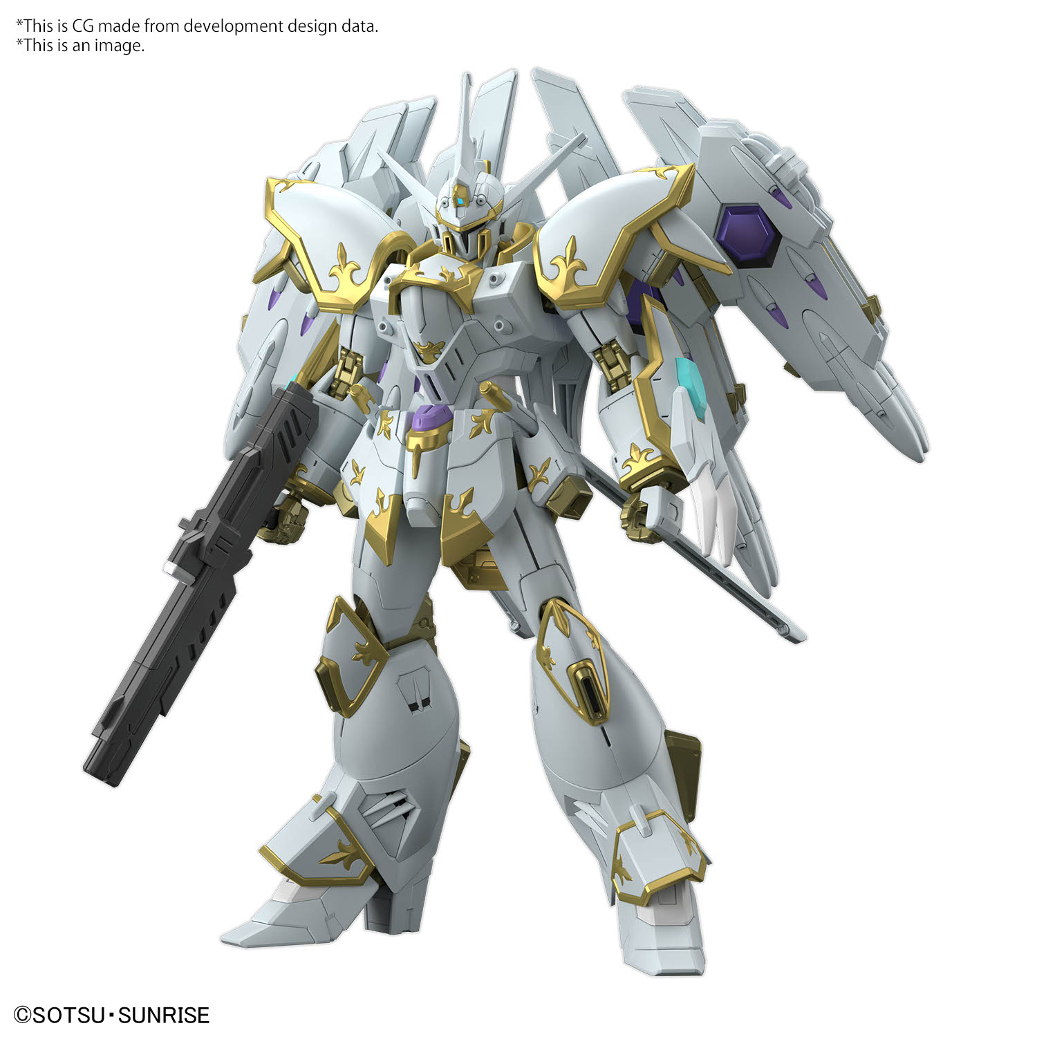 BANDAI HGCE 1/144 BLACK KNIGHT SQUAD CAL-RE.A "Gundam SEED Freedom" Model kit