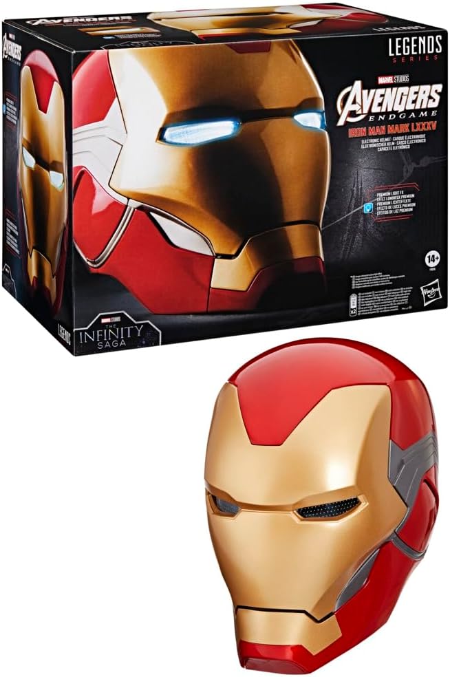 Hasbro Marvel  Iron Man Premium Electronic Helmet with Light