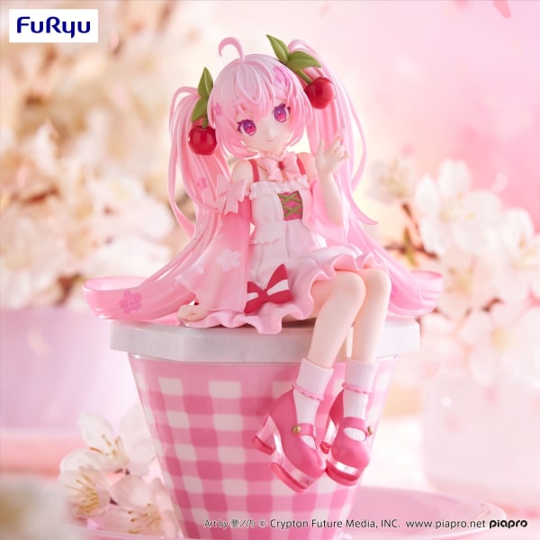 FuRyu Hatsune Miku Noodle Stopper Figure -Sakura Miku 2025