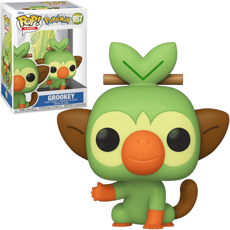 Funko POP! Anime: Pokemon - Grookey (Waving)