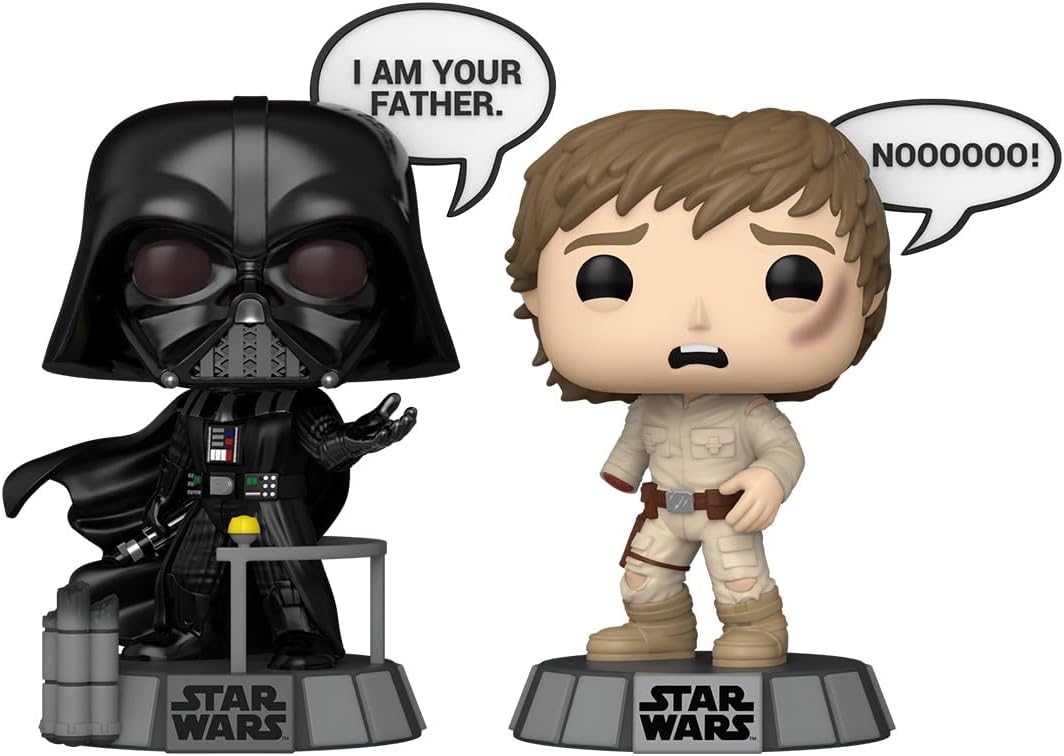 POP Star Wars: Sayings- Vader & Luke 2PK