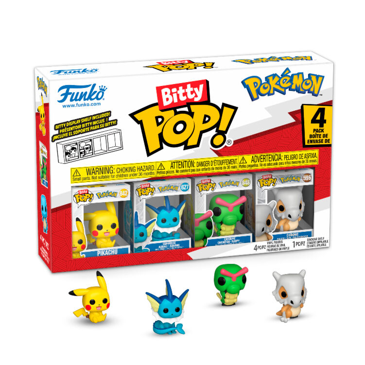 FUNKO Bitty POP: Pokemon- Pikachu 4PK