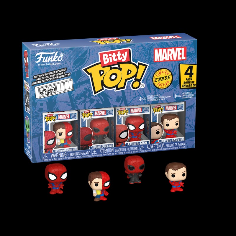 FUNKO Bitty POP: Spiderman - Parker Split 4pk